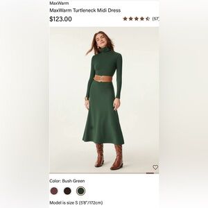 OGL MaxWarm Turtleneck Midi Dress